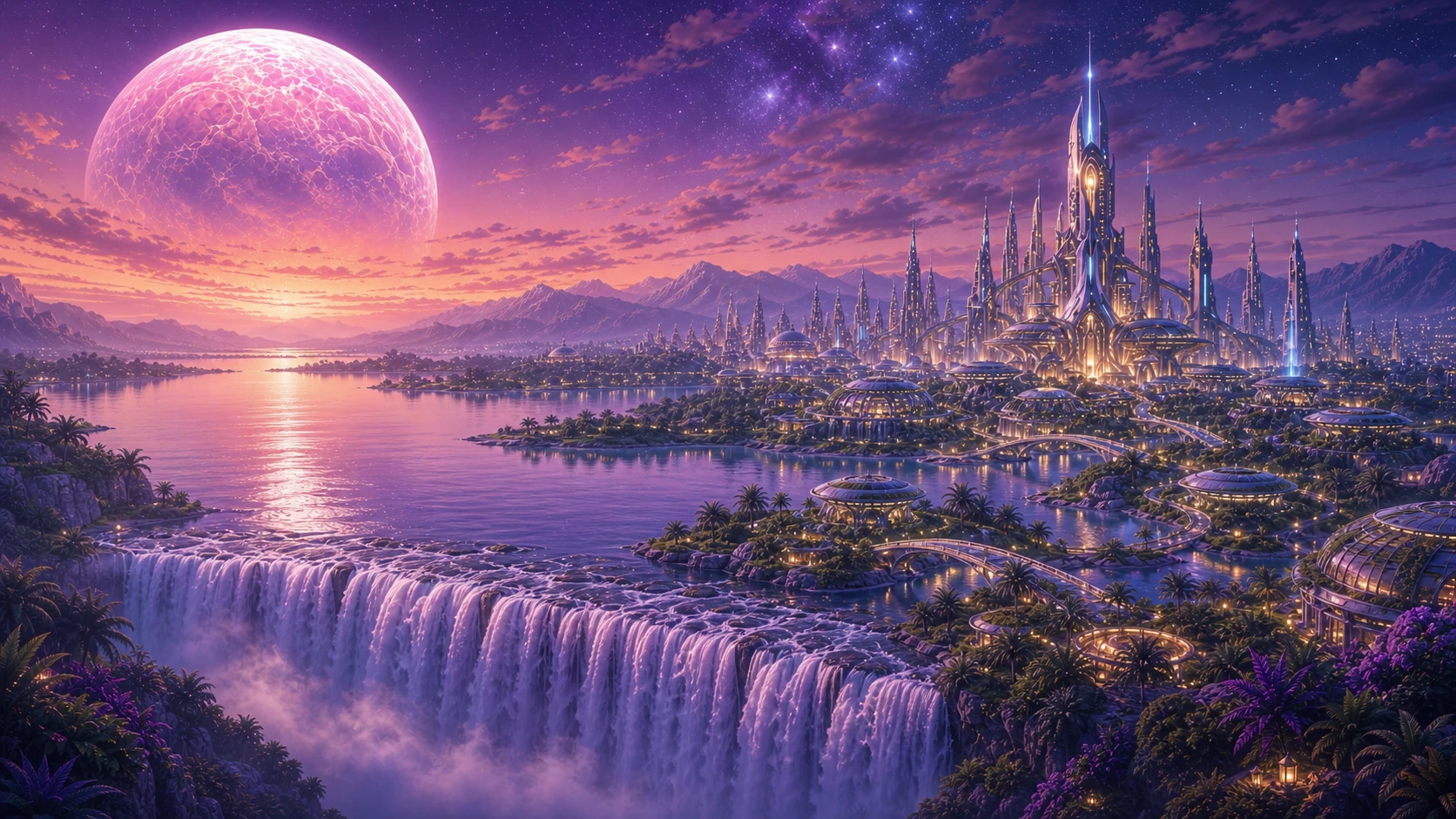 Avenor's luminous civic crown and garden districts